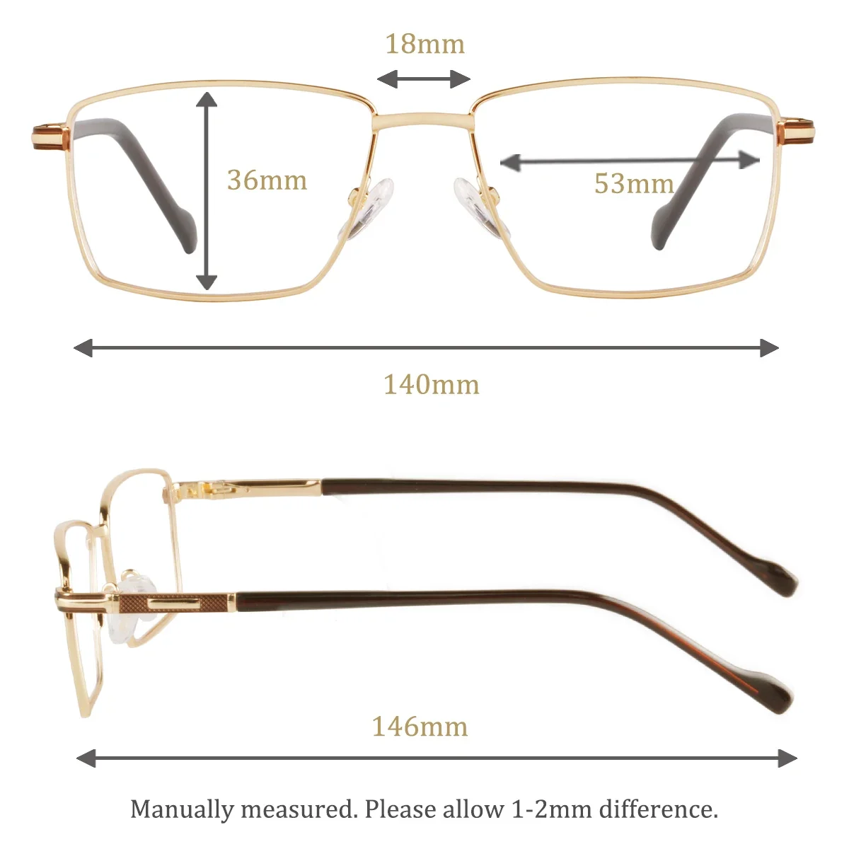 progressive multifocal reading glasses men near and far multifocal eyeglasses custom prescription with metal frame for men