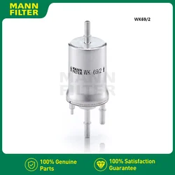 MANNFILTER WK69/2 Fuel Filter Fits VW Eos Jetta Cabrio Golf AUDI A3(8PA) TT TTS SKODA Roomster 6Q0201051C 6Q0201051A 6Q0201051J