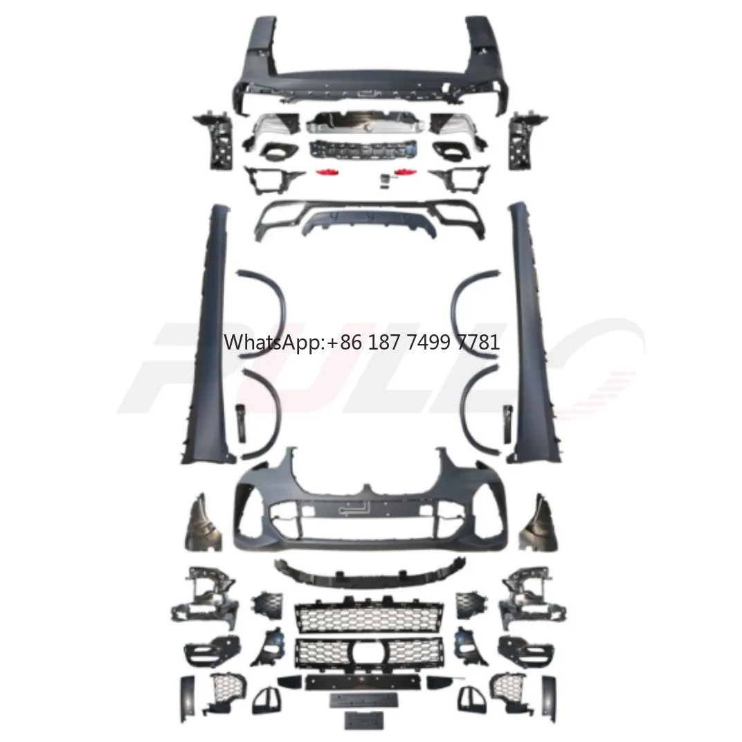 

Высококачественные автомобильные бамперы, обновление. X5 G05 21-22 Обновление модели MT включает передний задний бампер с задним диффузором и брови.