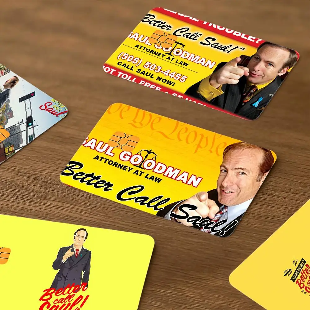 B-better TV Call S-saul Credit Card stickers Bank Cards Public Transport Cards Waterproof and Scratch-Resistant Protective Film