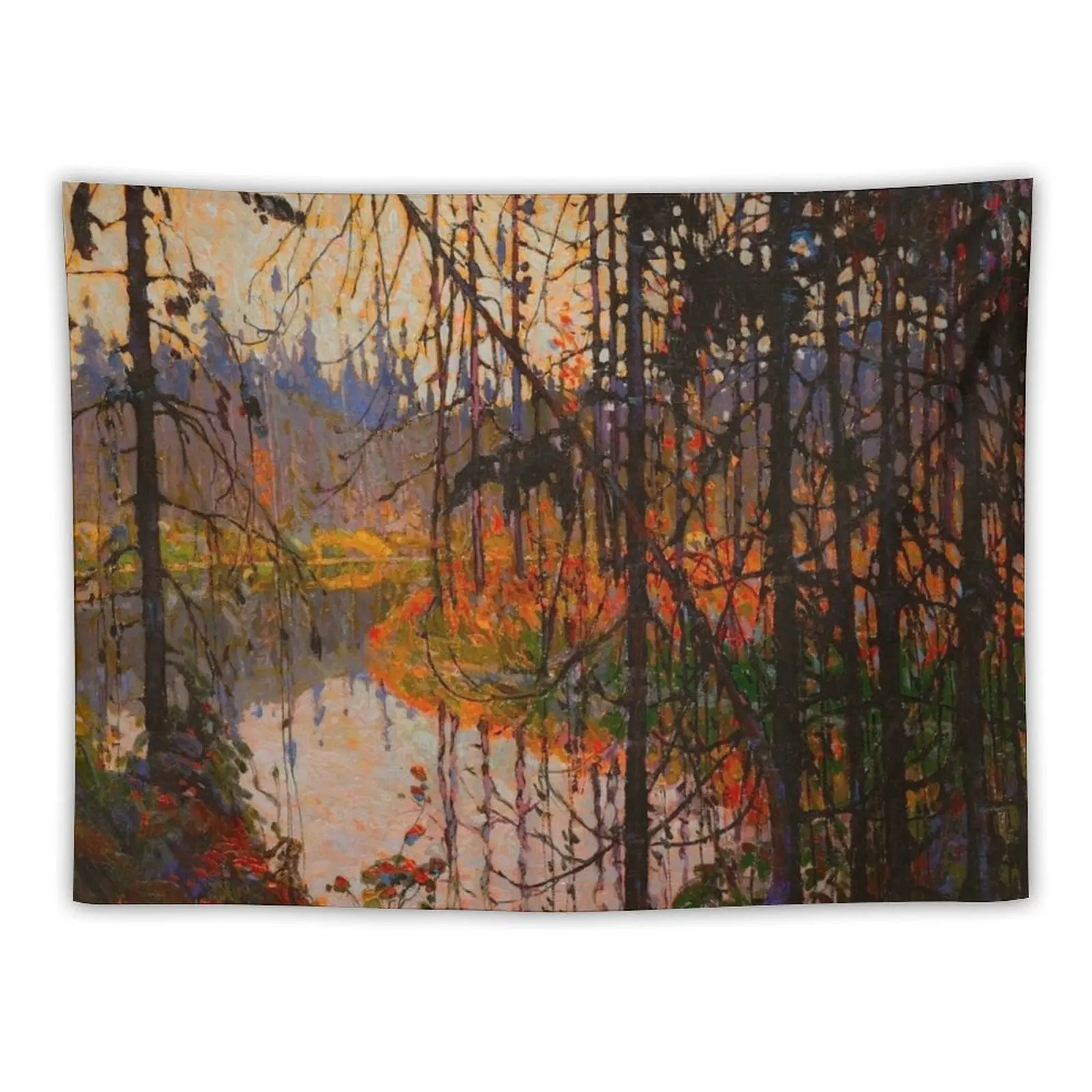 

Tom Thomson Northern River 1915 Canadian Landscape Artist Tapestry Decoration Room Aesthetics For Room Carpet Wall Tapestry