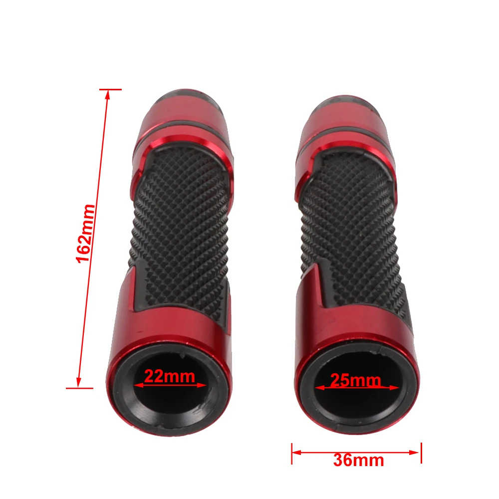 Universal 7/8\'\' 22mm Anti-Slip Motorcycle Grip Handle Handlebar Hand Grips End For Yamaha Honda Suzuki Kawasaki Aprilia