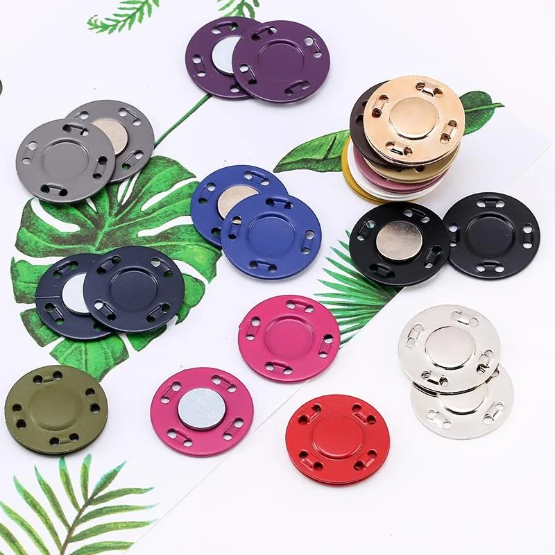 Magnetic Buttons Invisible Button for Needlework Use for Jacket/Coat/Cardigan/Bag DIY Sewing Snap Buttons for Clothing