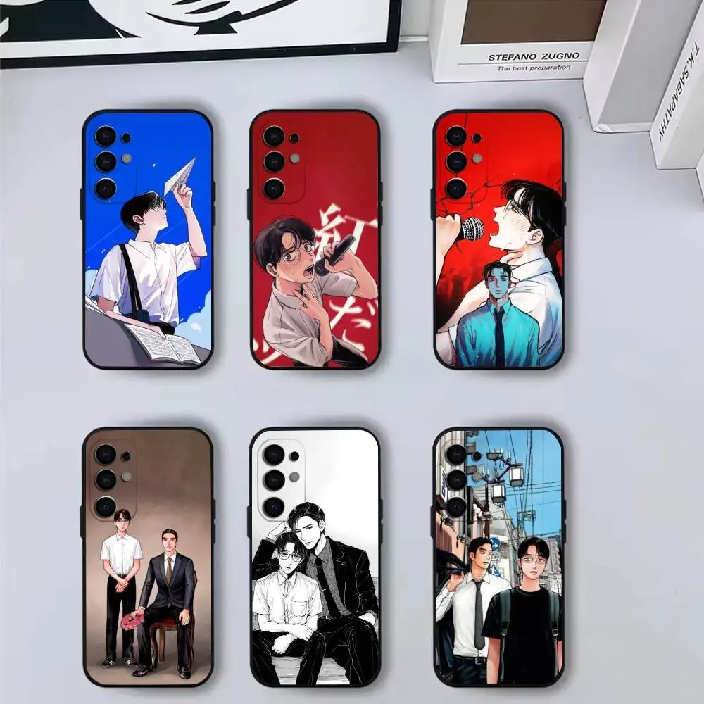 

L-Let's go k-karaoke sing S-Satomi Oka Phone Case Black Silicone Soft For Samsung S25,S24,S21,S22,S23,S30,Ultra,S20,Plus,Fe,Lite