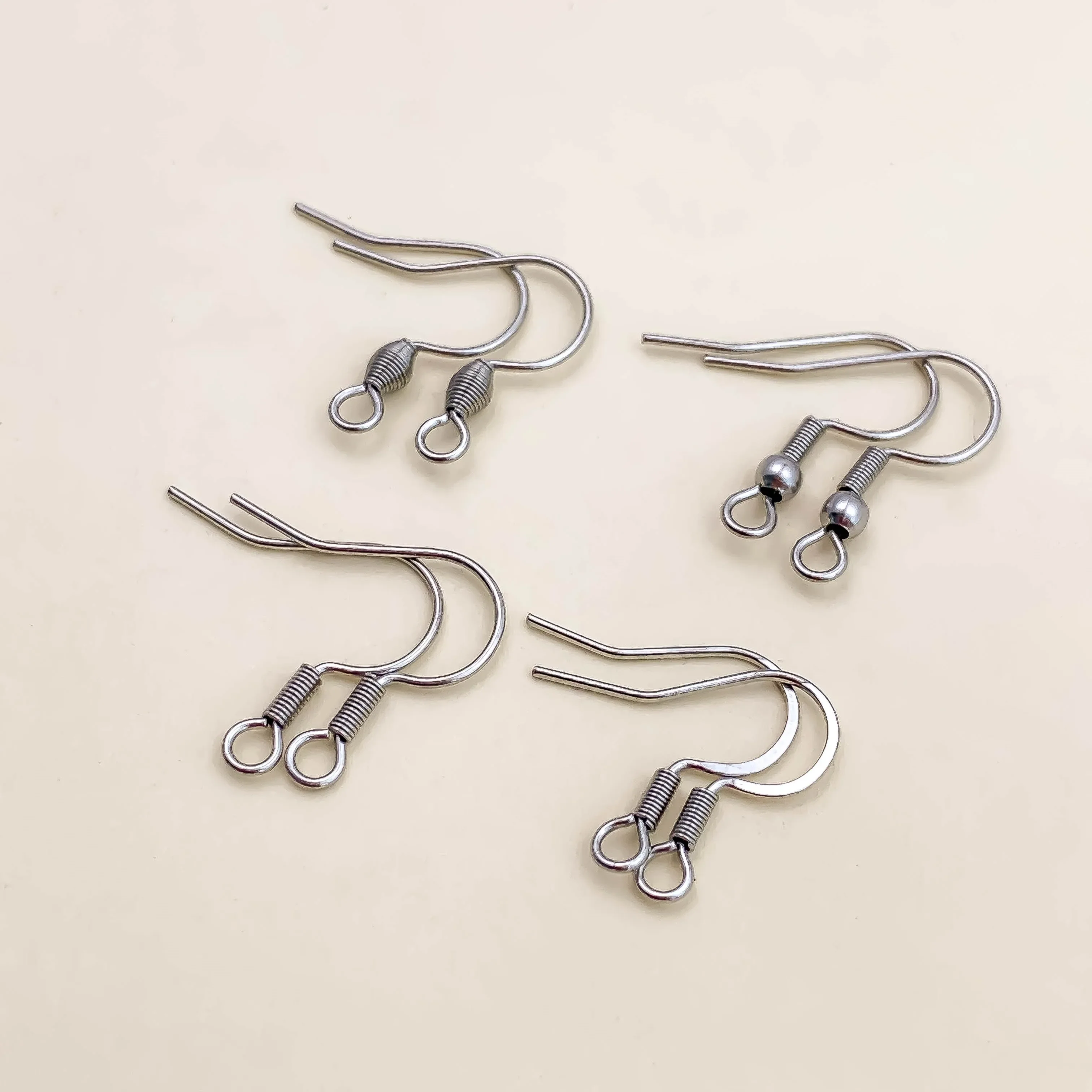 Stainless Steel Titanium Steel Earring Hook Hole Connection Jewelry Making Supplies DIY  Components Accessories Wholesale 50pcs