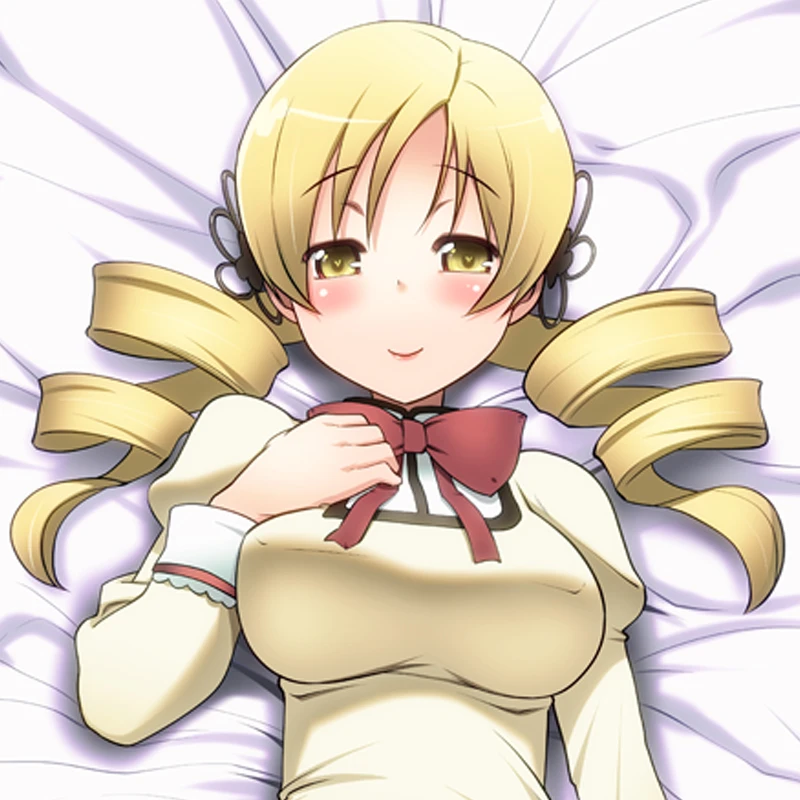 New Pattern Dakimakura Anime Mami Tomoe Double-sided Print Life-size Body Pillow Cover Bedding Gifts