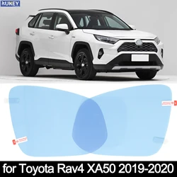 2X For Toyota Rav4 XA50 2019 2020 2021 Car Rearview Outer Mirror Anti Fog Glare Wing Mirrors  rainproof waterproof Film Cover