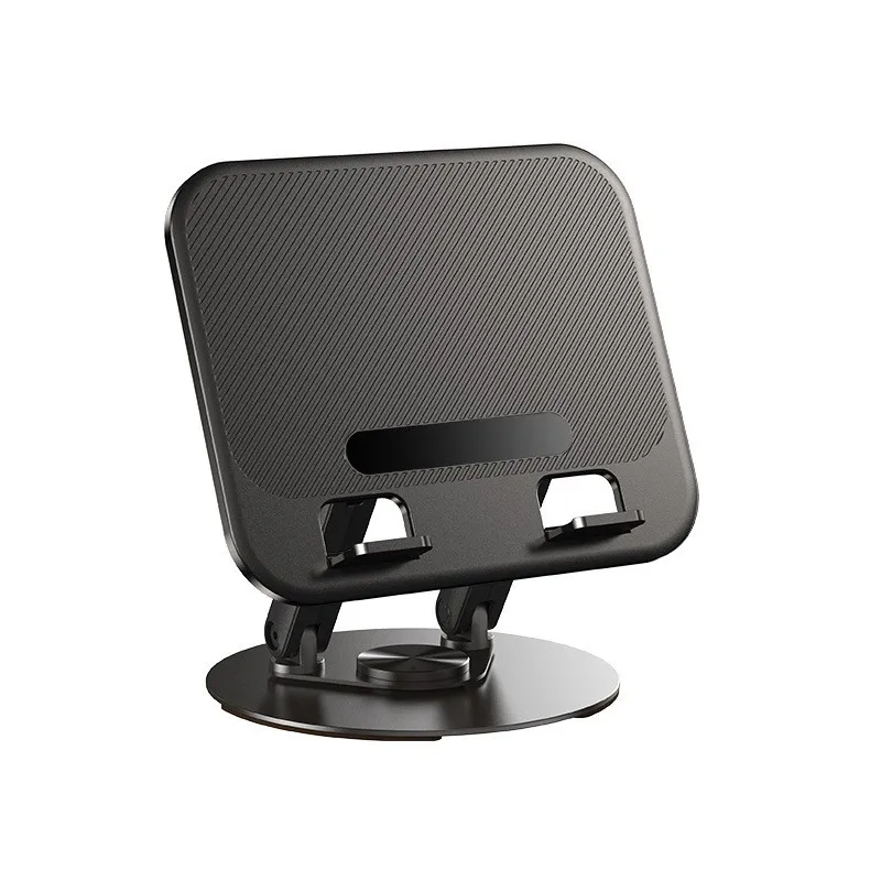 360 Rotating Desktop Laptop Holder Storage Desktop Tablet Holder Metal Laptop Shelf