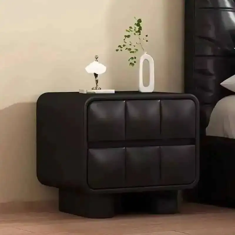 Mesa De noche estética moderna para dormitorio, cajones, almacenamiento para ahorrar espacio, mesita De noche nórdica, muebles modernos y bonitos