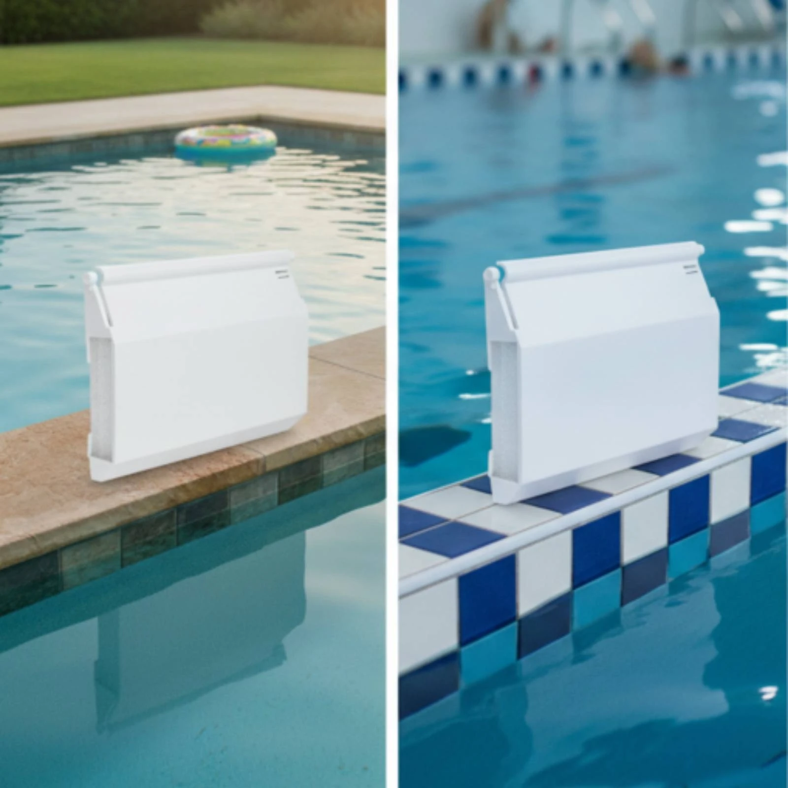Pool Skimmer Weir Door with Foam Insert Long-Lasting Pool Skimmer Flap Replacement Weir Door Foam Rectangular Filter Pad
