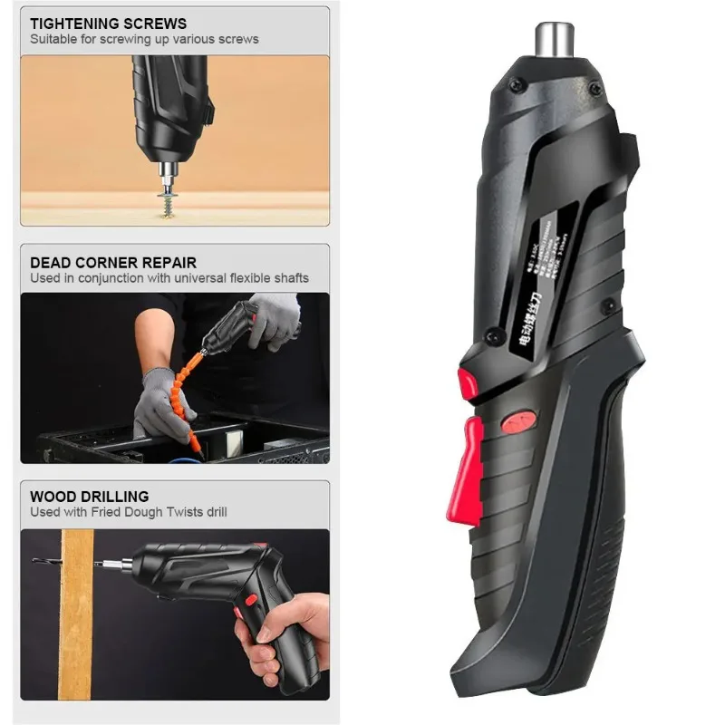 

BIESUO New 3.6v Power Tools Set Household Maintenance Repair 1800mAh Lithium Battery Small Handheld Drill Lithium Nut Gun