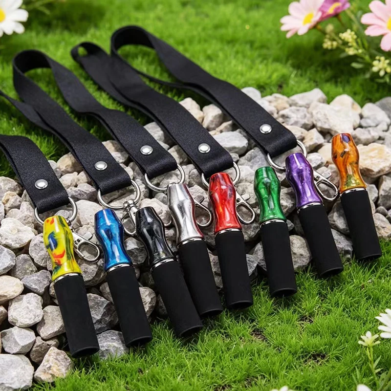 DIY 1PC Random Exquisite Gifts Stylish Resin Hookah Tips Shisha Mouthpiece Silicone  Hang Rope Strap Chich home accessories
