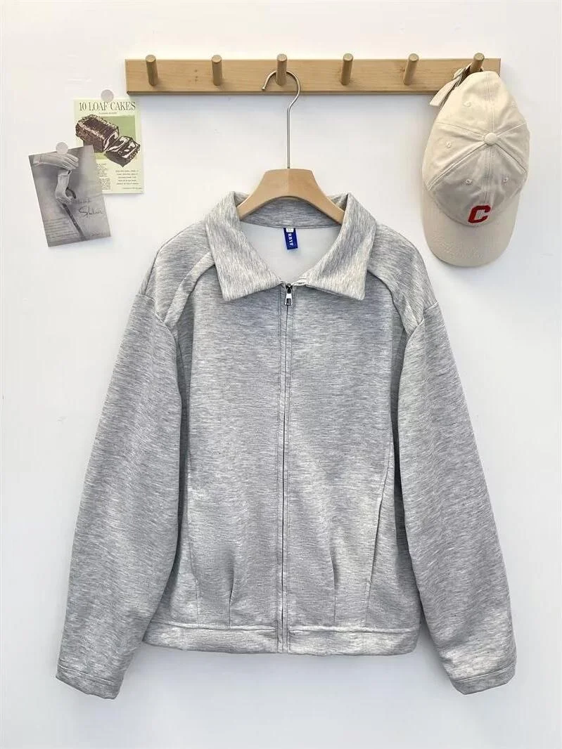 

Свободная мужская одежда Jaet, весенне-осенняя уличная одежда в стиле Харадзюку, модная верхняя одежда из полиэстера, стойка, длинный све, чистый цвет