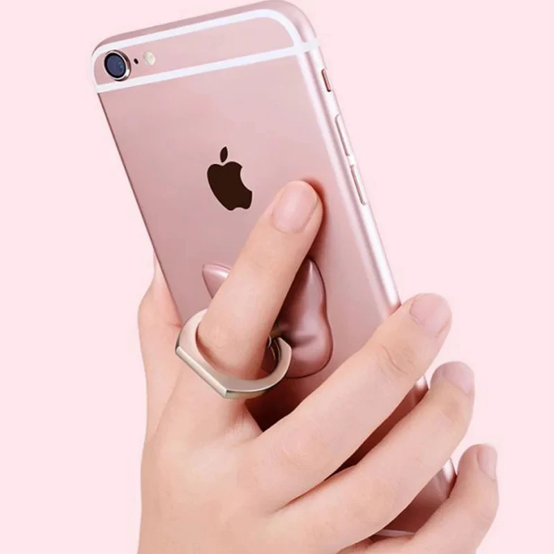 1/2/3/4Pcs Finger Ring Mobile Phone Smartphone Stand Holder Cell Smart Round Phone Ring Holder Car Mount Stand