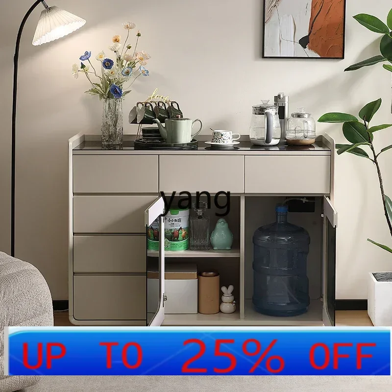 

CX new cream wind solid wood tea bar machine cabinet voice water bar table household