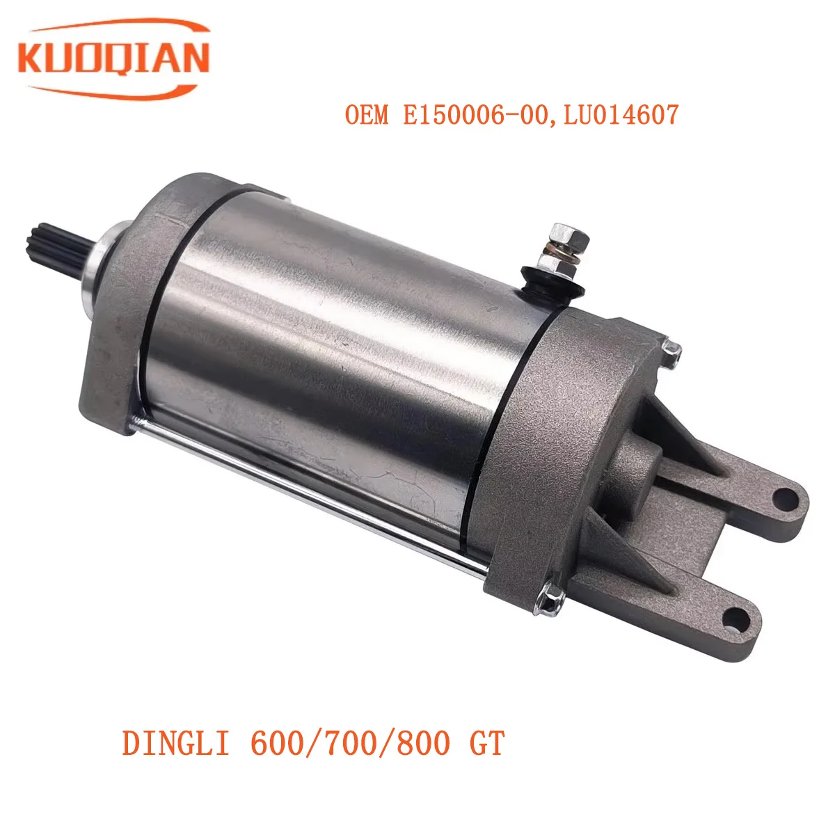 

Starter Motor Assy For Dinli Masai Hytrack 600cc 700cc 800cc Stels 600 D/GT 700 D/GT 800 D/GT ATV Quad E150006-00 LU014607