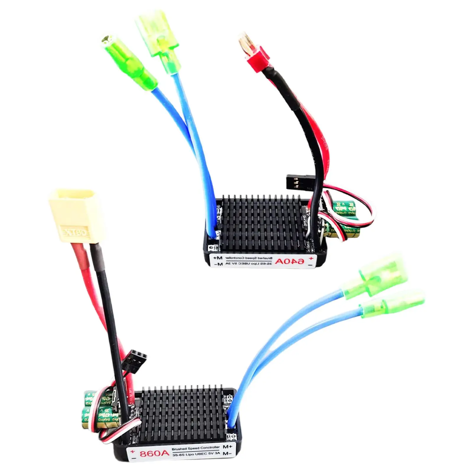 Waterproof Brushed Motor 640A ESC 12V-24V for RC Boats Replacement Parts