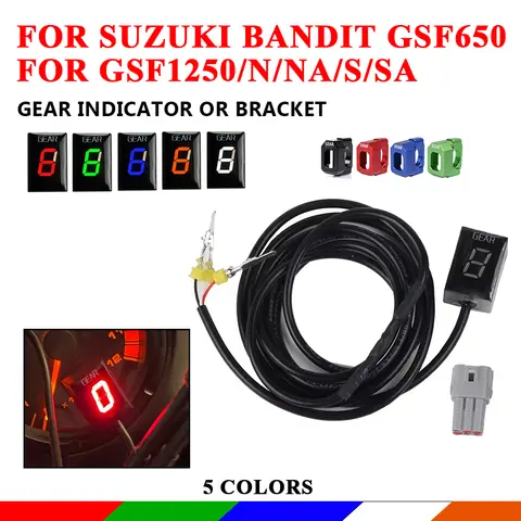 오토바이 액세서리 기어 표시기 기어 디스플레이 미터 Suzuki Bandit GSF1250 N NA GSF 1250 S SA Bandit GSF650 GSF 650 2007