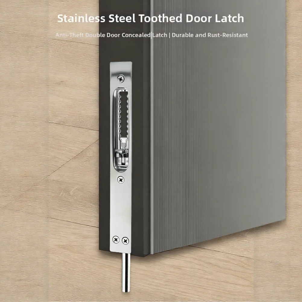 

1 шт. Усиленный 6-дюймовый накладной засов из нержавеющей стали для металлических дверей, огнестойкий, для распашных дверей