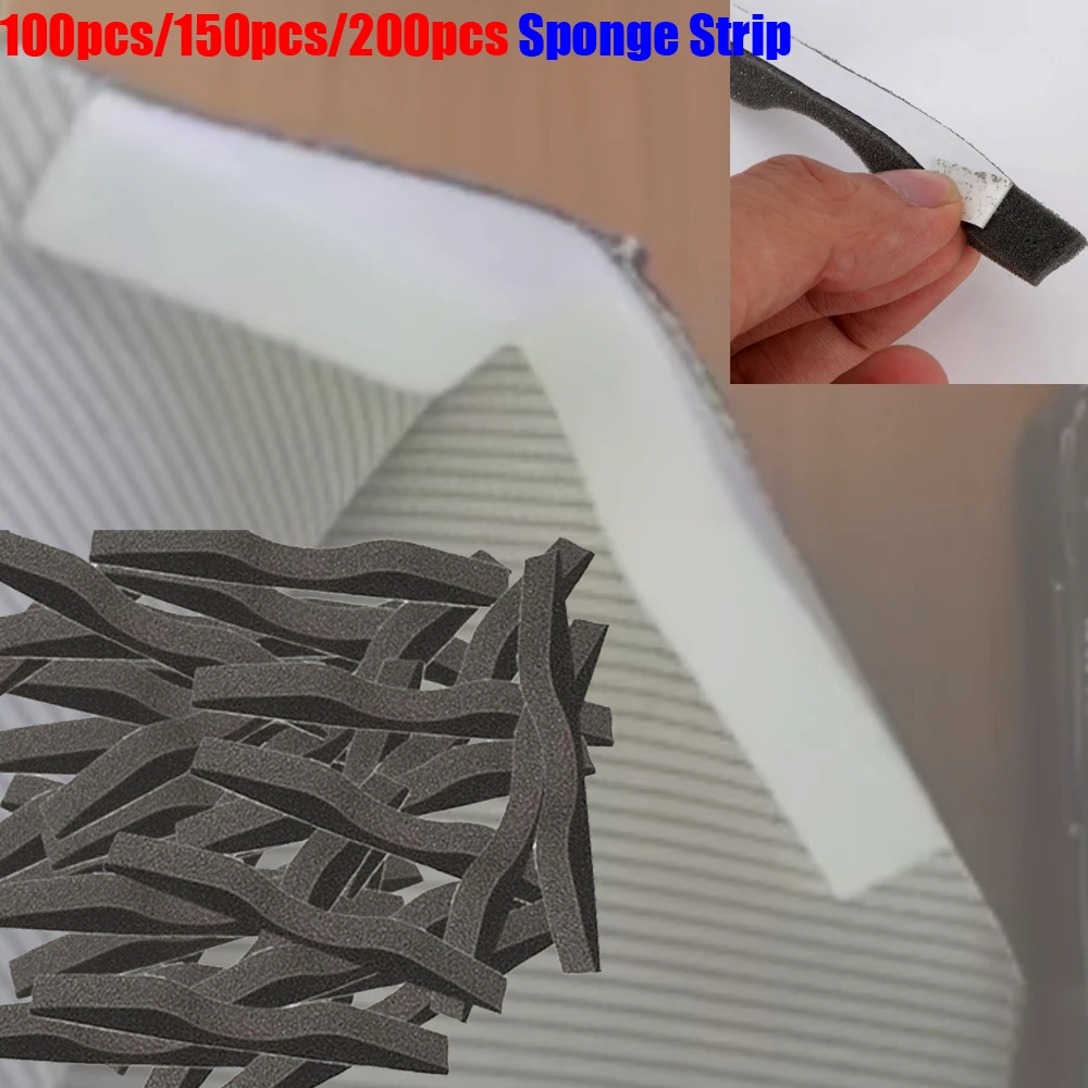 100-200pcs Glasses Wearers Magic Anti Haze Mask Sponge Strips Soft Disposable 3D Self-Adhesive Nose Bridge Pads for Mouth Mask