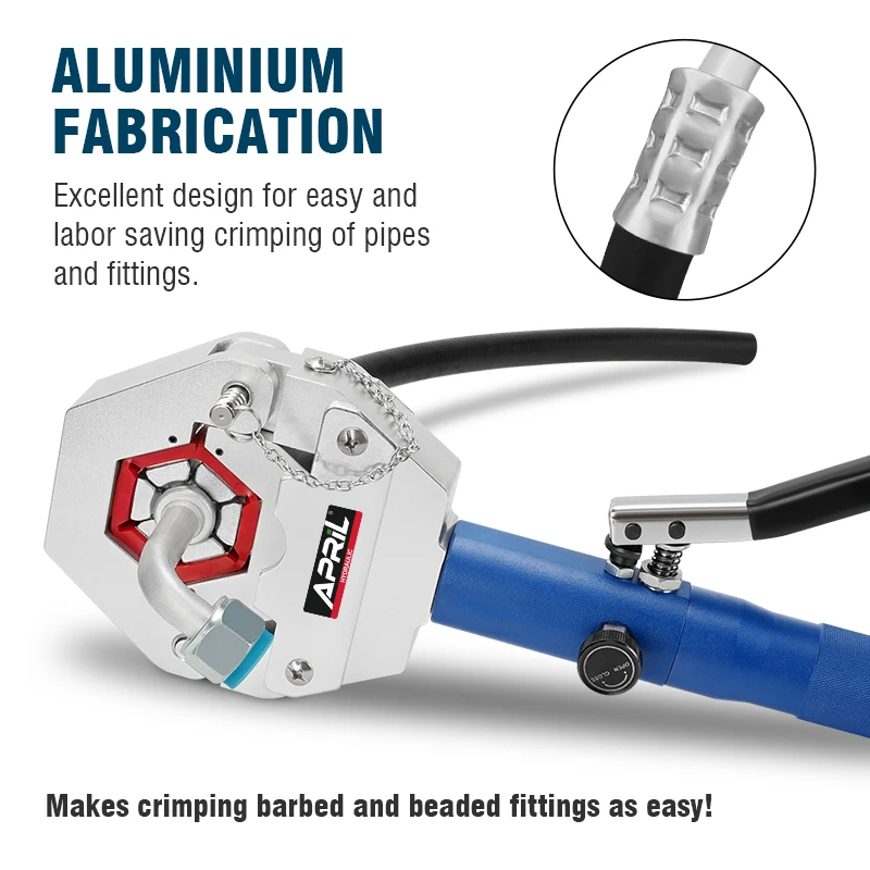 YL-71500 คู่มือไฮดรอลิกท่อ CRIMPING TOOL Auto A/C ท่อ Crimper สําหรับเครื่องปรับอากาศท่อซ่อม
