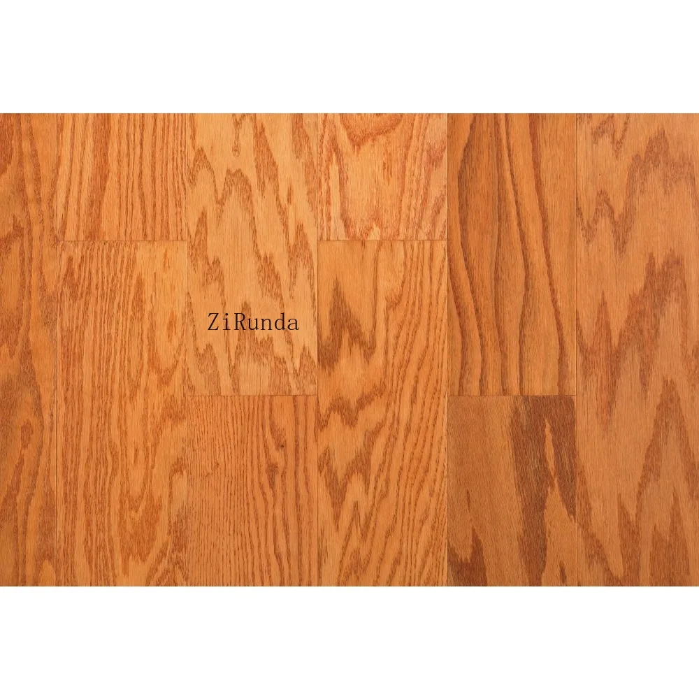 Customized version18mm oak multi-layer engineered flooring, brushed veneer wood flooring