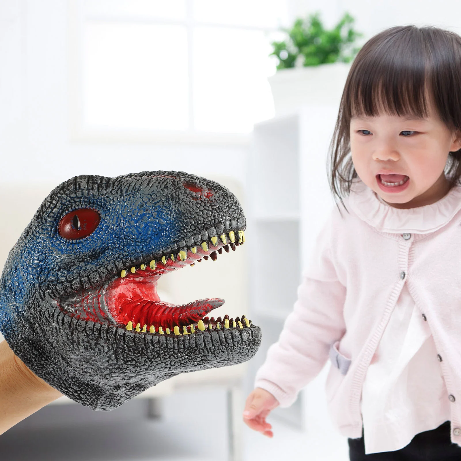 

Dinosaur Hand Puppet Bite Finger Animal Role Play Puppets Educational Toy Kids Aniaml for