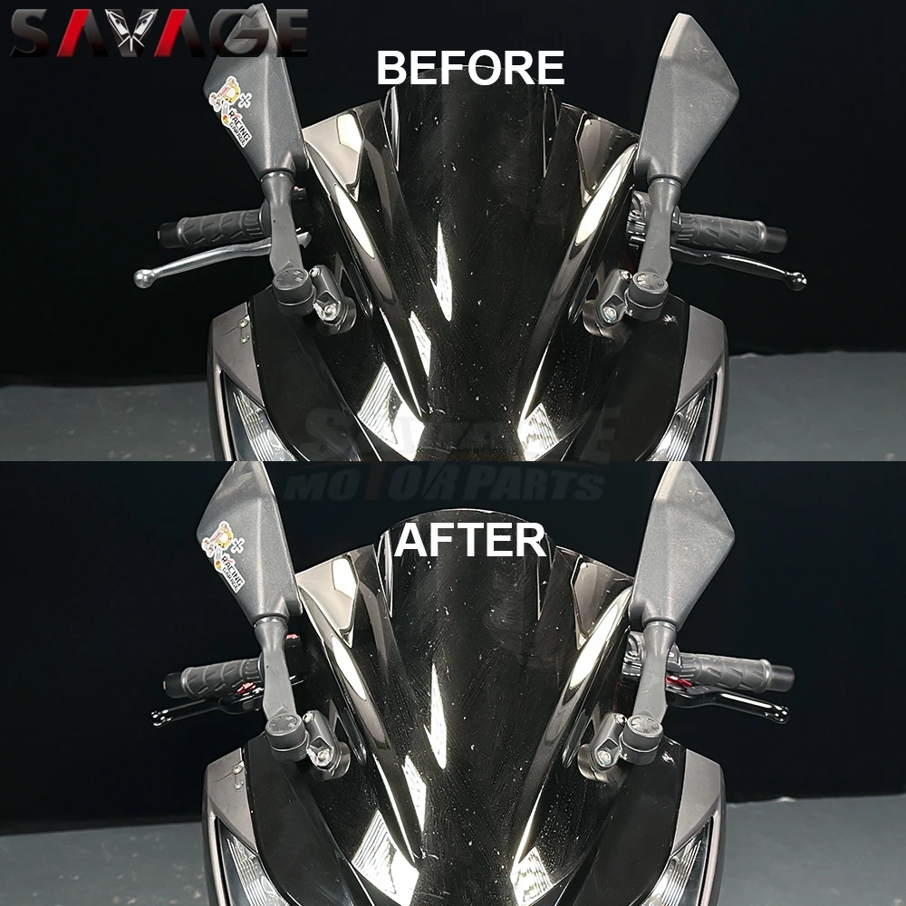 For Kawasaki Ninja 500 Z500 Folding Brake Clutch Lever Ninja Z 250 300 400 VERSYS-X EL450 Eliminator Adjusting Extending Handles