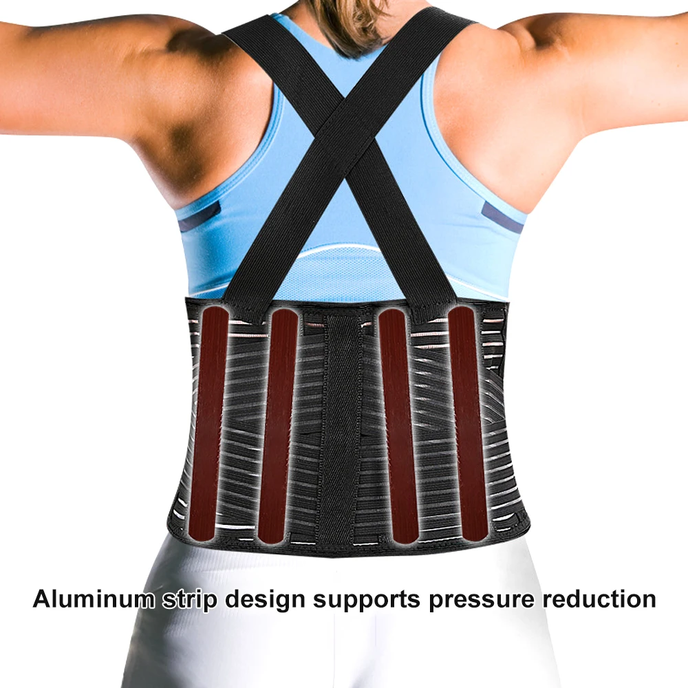 Work Back Brace Adjustable Lower Back Support Belt for Back Pain, Moving Construction Warehouse Heavy Lifting Safety &Protection