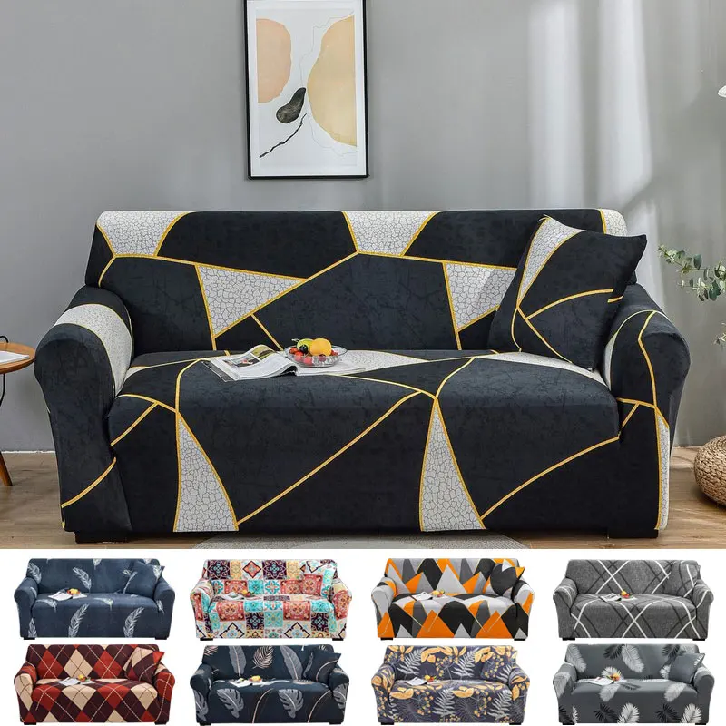 2024 new geometric printed sofa covers for living room,couch cover ,home decoration,sofa protector for kids and pets,easy wash