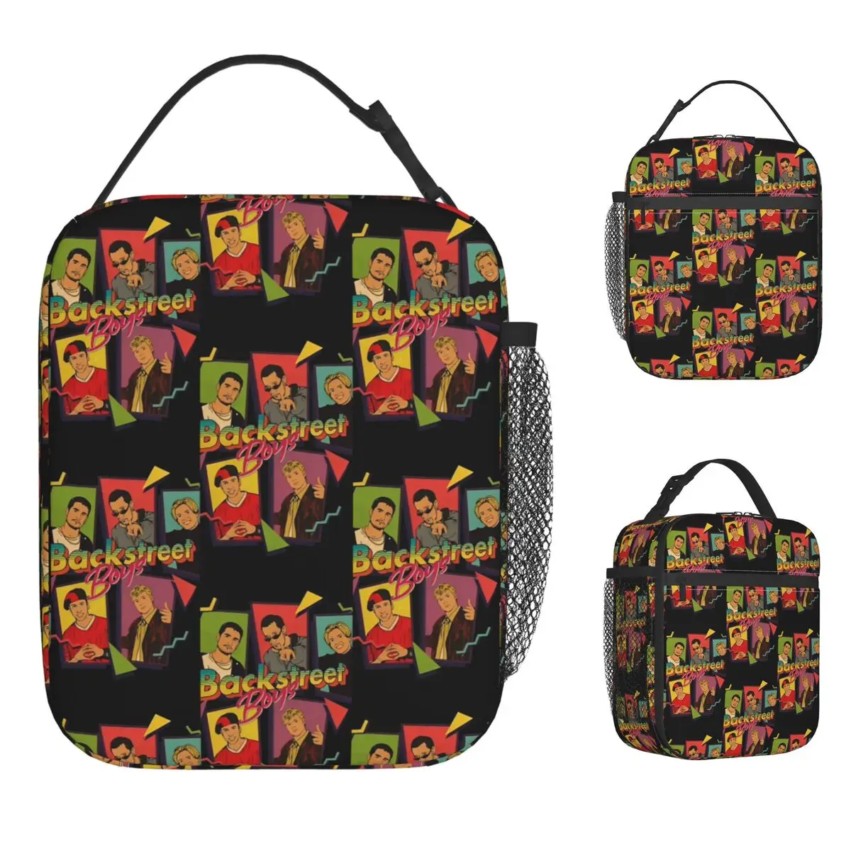 

BSB Backstreet Boys Band Lunch Bag Office Lunch Box For Adult Kawaii Graphic Design Tote Food Bag Waterproof Portable Cooler Bag