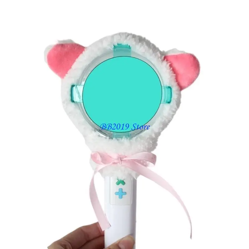 Q0KB Lightstick Cover Plush Cartoon Ears Light Covers FOR TXT Fan Cheering Merch Animal Theme for Concert Shows