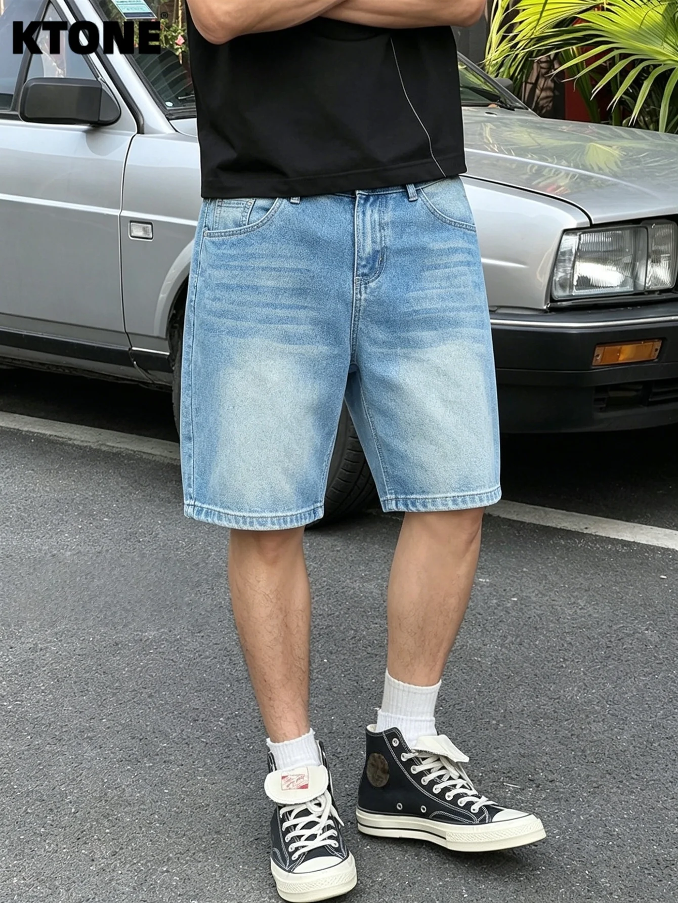 

Men Daily Casual Loose Non Elastic Shorts No accessories or belts included