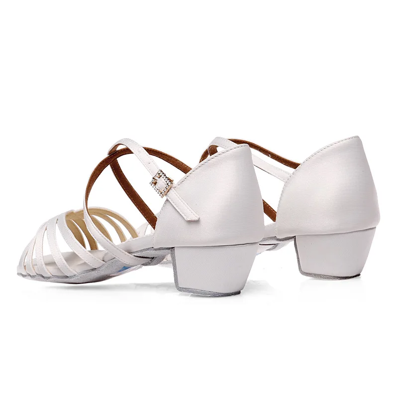 Able Professional Latin Dance Shoes Girls White Dance Sho es  Dance Sh oes Girls Practice Shoes
