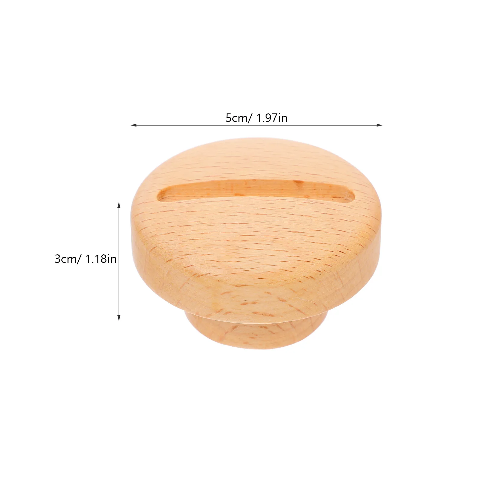 Minimalist Solid Wood Round Knobs for Cabinets Drawers Wardrobes Dressers Kitchen Furniture Handles Cute Elegant Modern Home