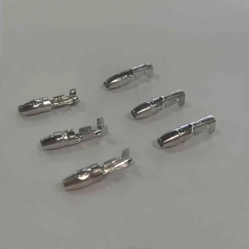 50PCS 4.5 bullet  gold finger terminal 4.5 hoist plug cigarette lighter DJ211-4.5B