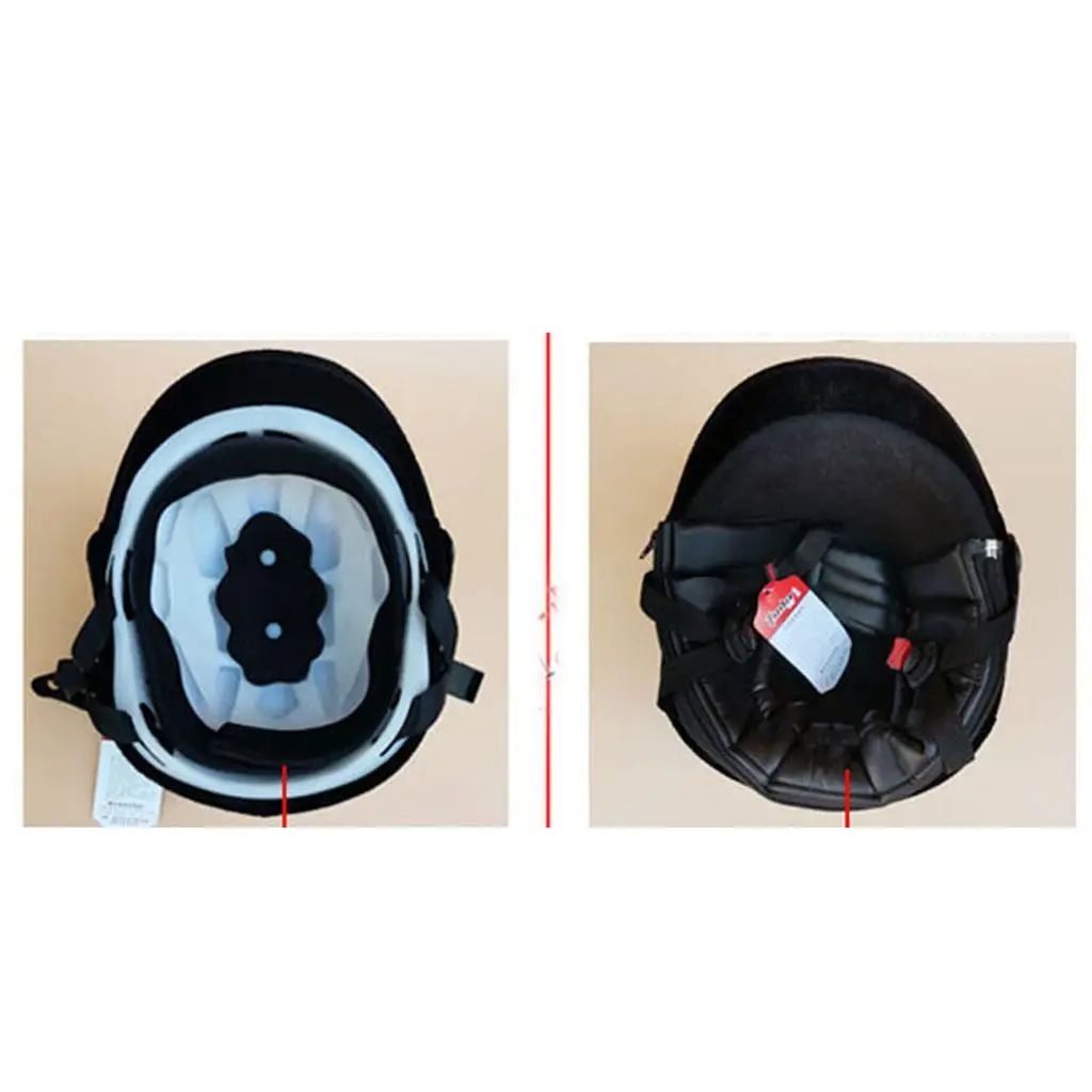 Equestrian Protective Helmet Lightweight Ventilated Adjustable Visor Hat for Horse Riding Boys Girls Men Women Head Protection