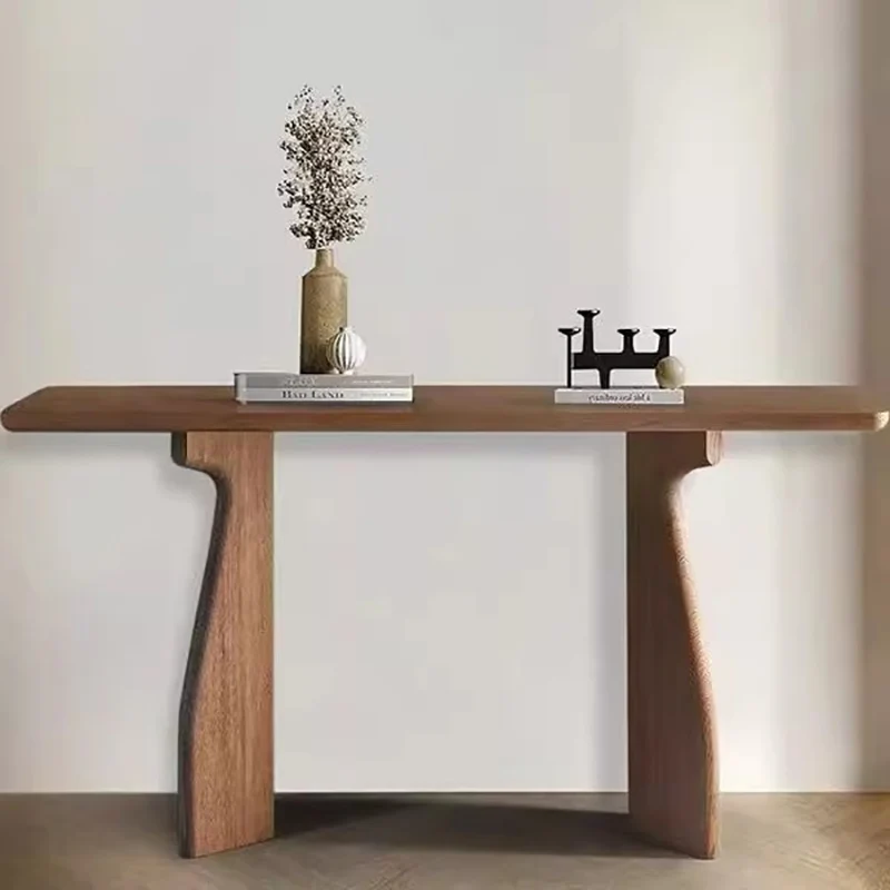 

Nordic Classic Console Table Minimalist Vintage Rectangle Extremely Narrow Console Table Premium Design Mesa Furniture
