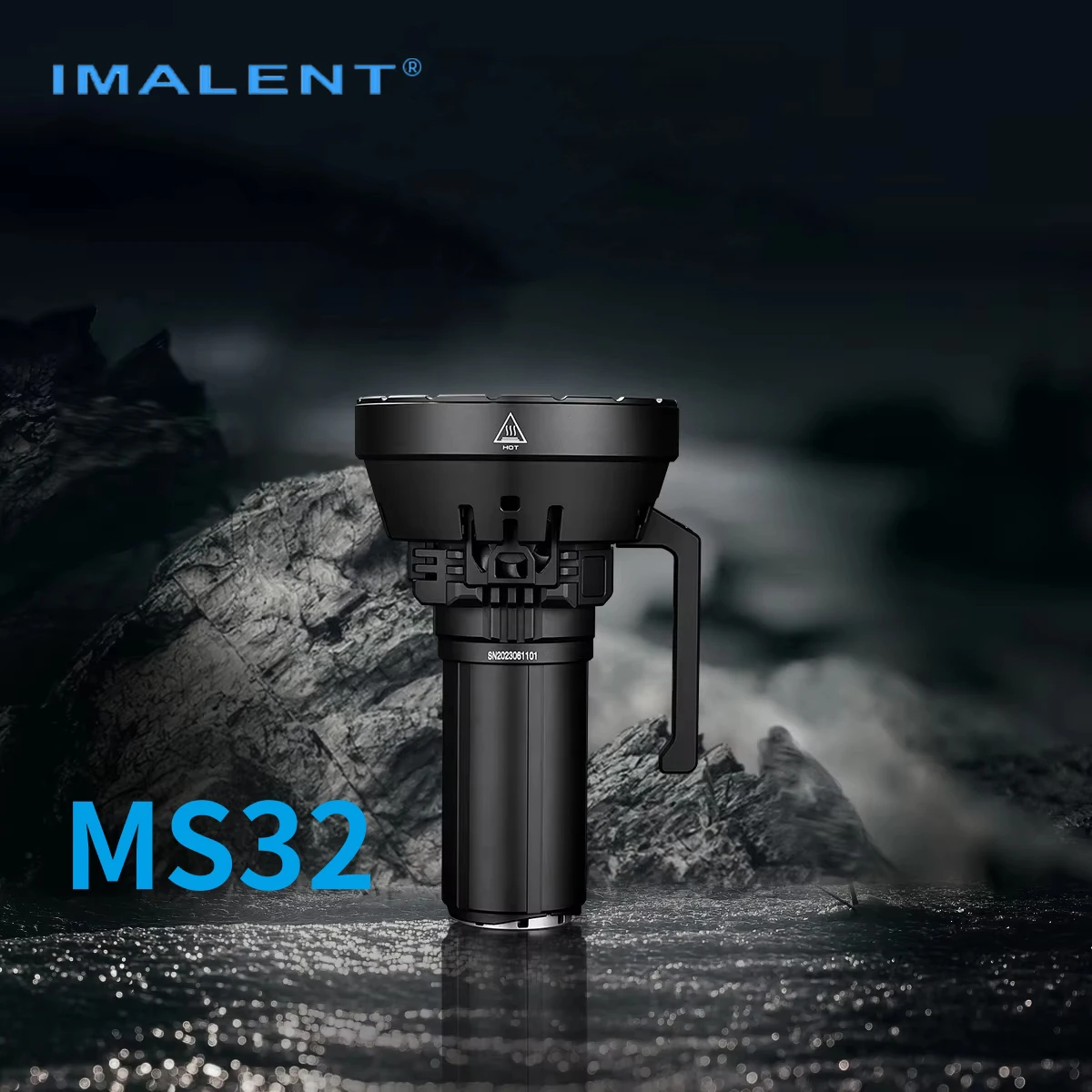 IMALENT MS32 Brightest Flashlight 200,000 Lumens, Cree XHP70.2 LEDs Tactical Flashlights High Lumens with 8 Modes Type-C Recharg