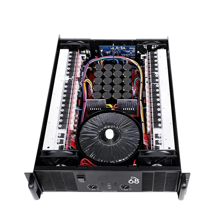 

New Product CA Series 2*2000w Two Channel Professional Amp Power Amplifier CA68 Standard Outdoor Power Amplifier