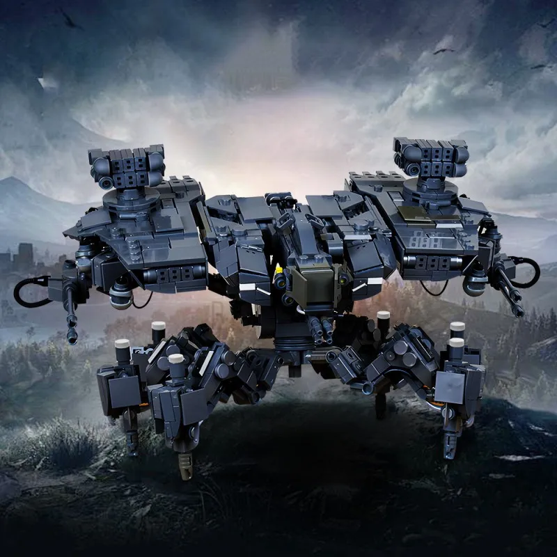 Classic Game Horizoned Zero Deathbringer Building Blocks Toys for Adults MOC Gift