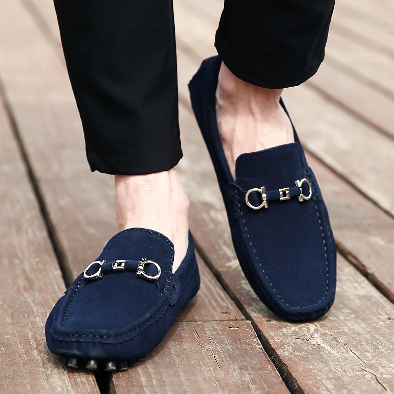 Luxury Formal Casual Geunine Leather Winter Driving Mens Wedding Moccasin Oxford Designer Loafers Business Flats Shoes for Men