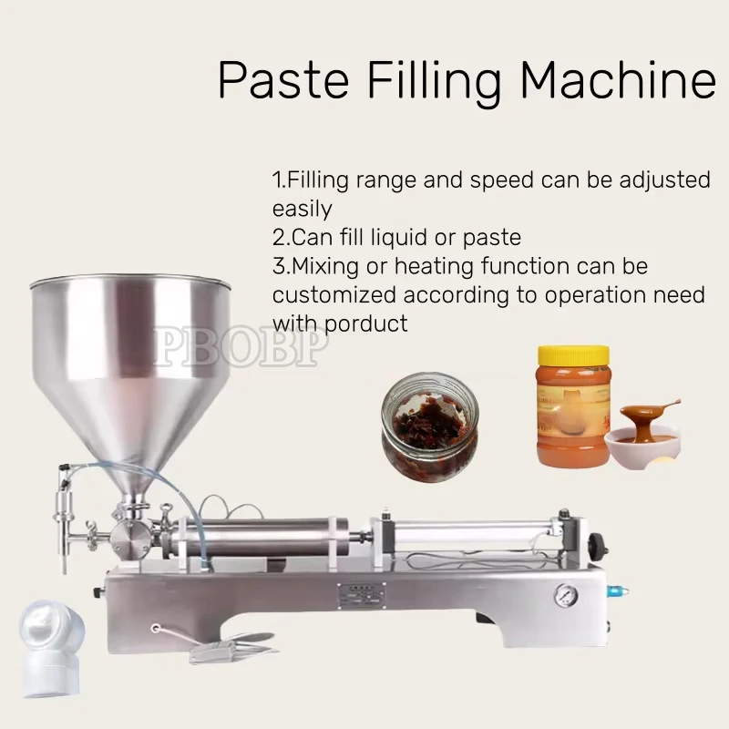 

PBOBP Automatic Liquid Paste Packaging Machine Filling Packing Machine For Honey, Sauce, Ketchup, Shampoo, Gel