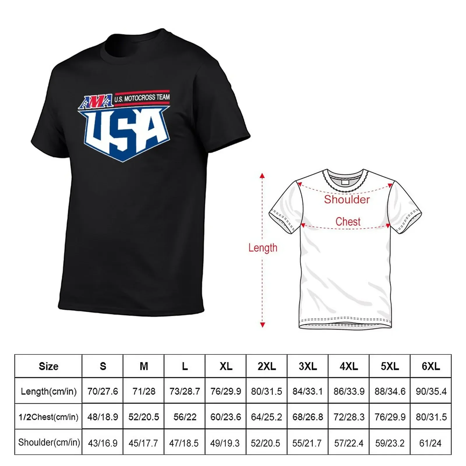 USA Mxon Motocross-offizielle T-Shirt maßge schneiderte ästhetische Kleidung T-Shirt Männer