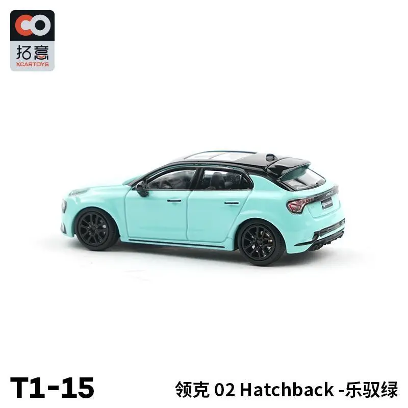 Tuoyi سبيكة سيارة نموذج 1/64 Lynk & Co 02TCR 2022 Ma Qinghua نسخة محاكاة الصبي سيارات لعبة نموذج