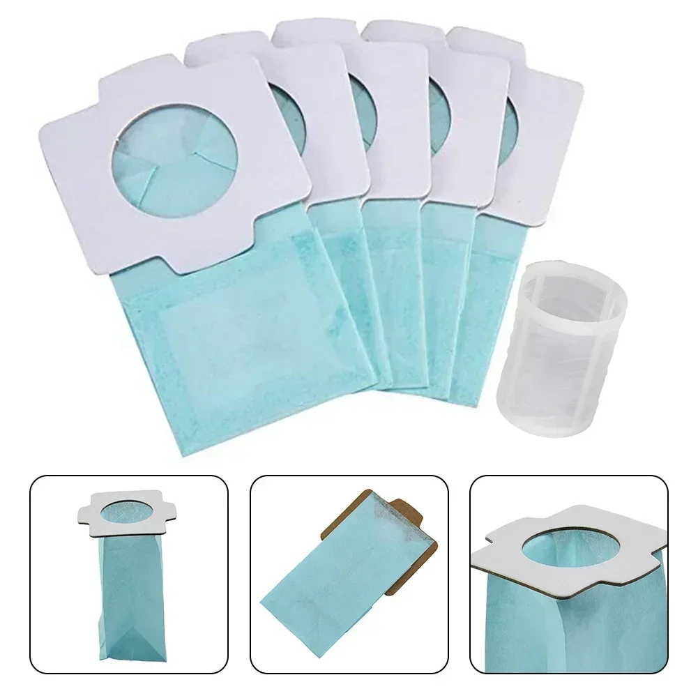 5pcs Dust Bags+1pc Pre-filter For Makita CL121DZX DCL182ZB DCL182ZW Cordless Vacuum Cleaners Replacement Accessories