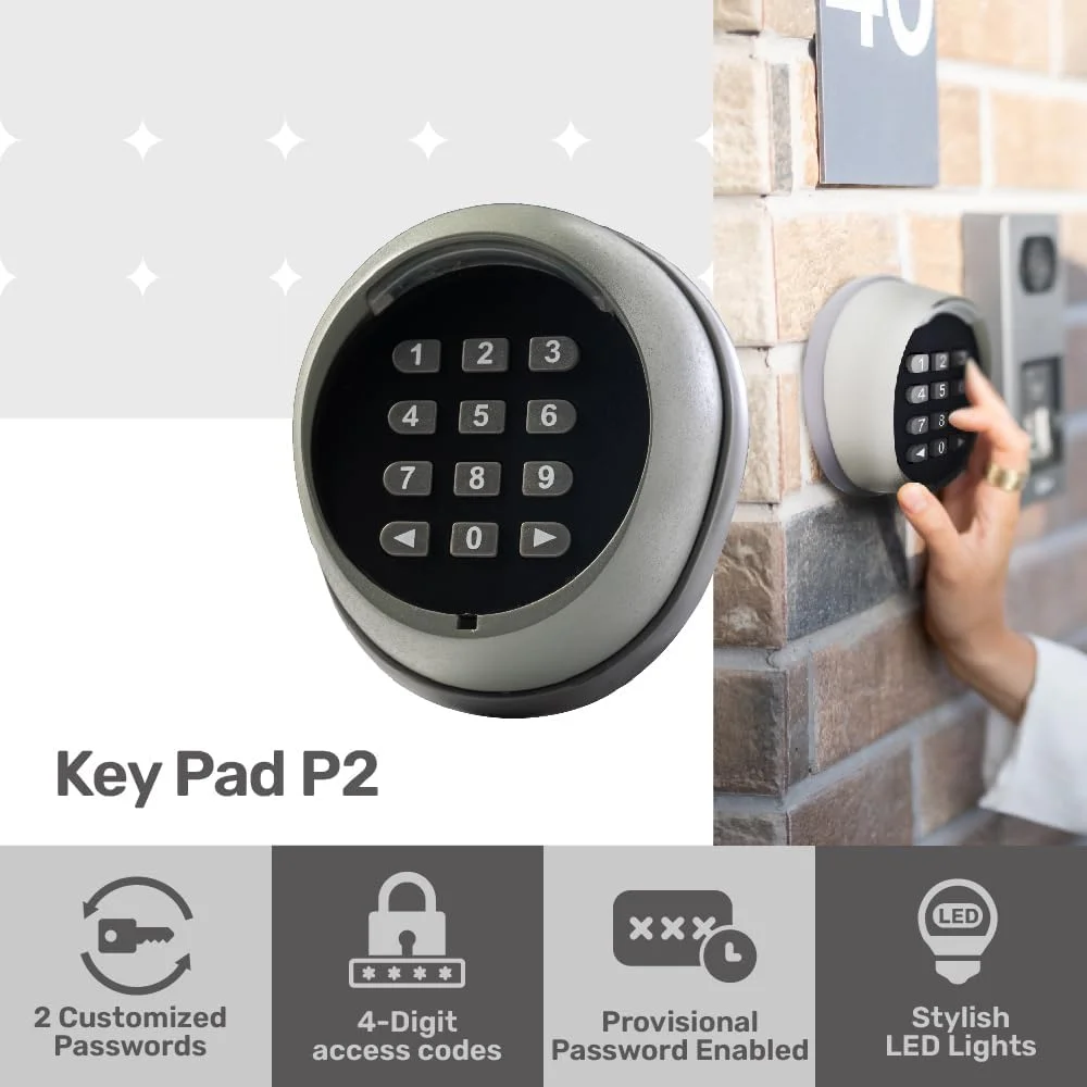 Sliding Gate Opener Gate Control Opener 433.92MHZ Wireless Keypad and Receiver Wireless Keypad Gate Opener