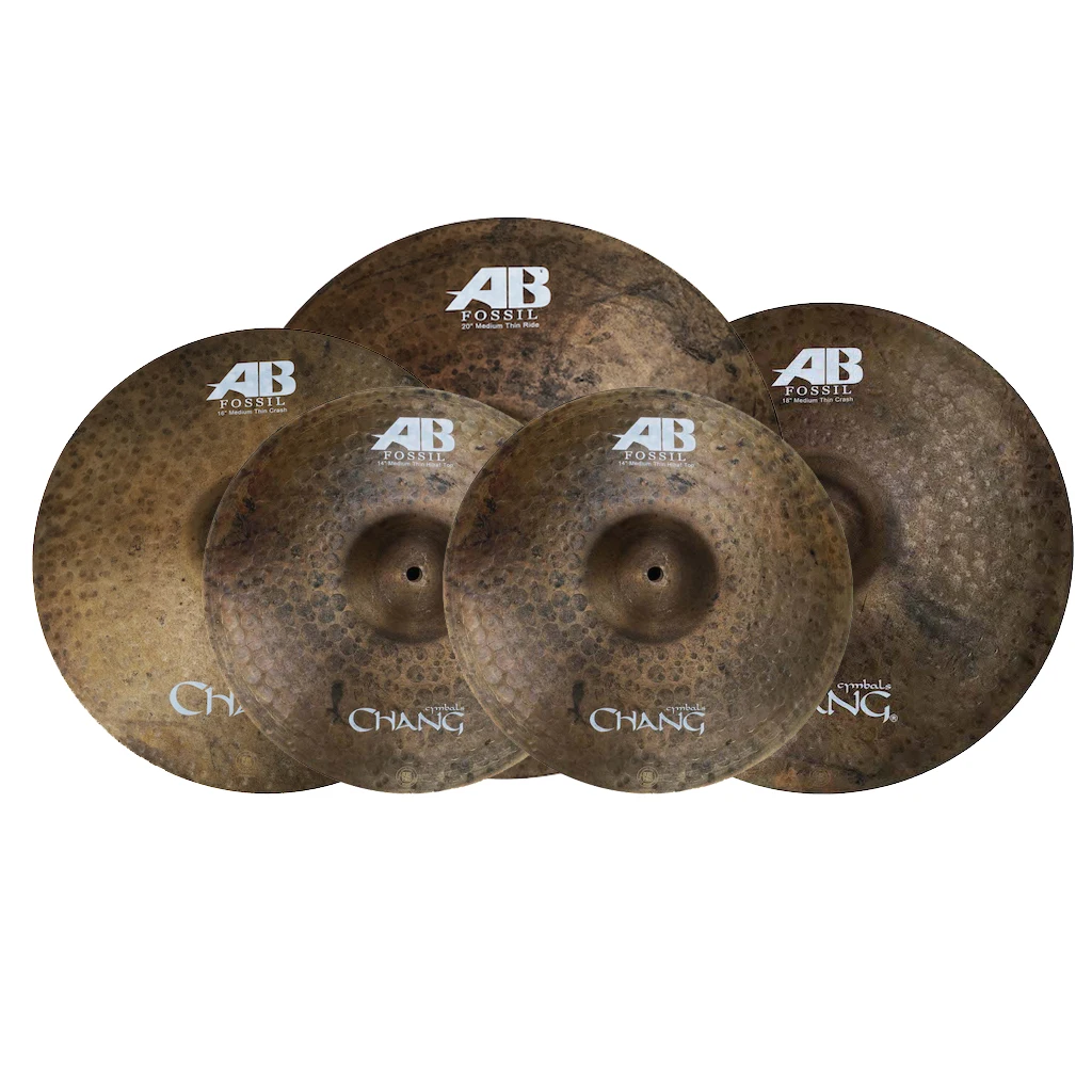 

Chang AB Fossil Cymbals Set Pack 5 Pcs With Free Cymbals Bag