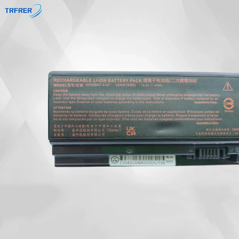 PK NH50BAT-4 Laptop Battery For ThundeRobot 911 PLUS 911MP 911MT 911ME