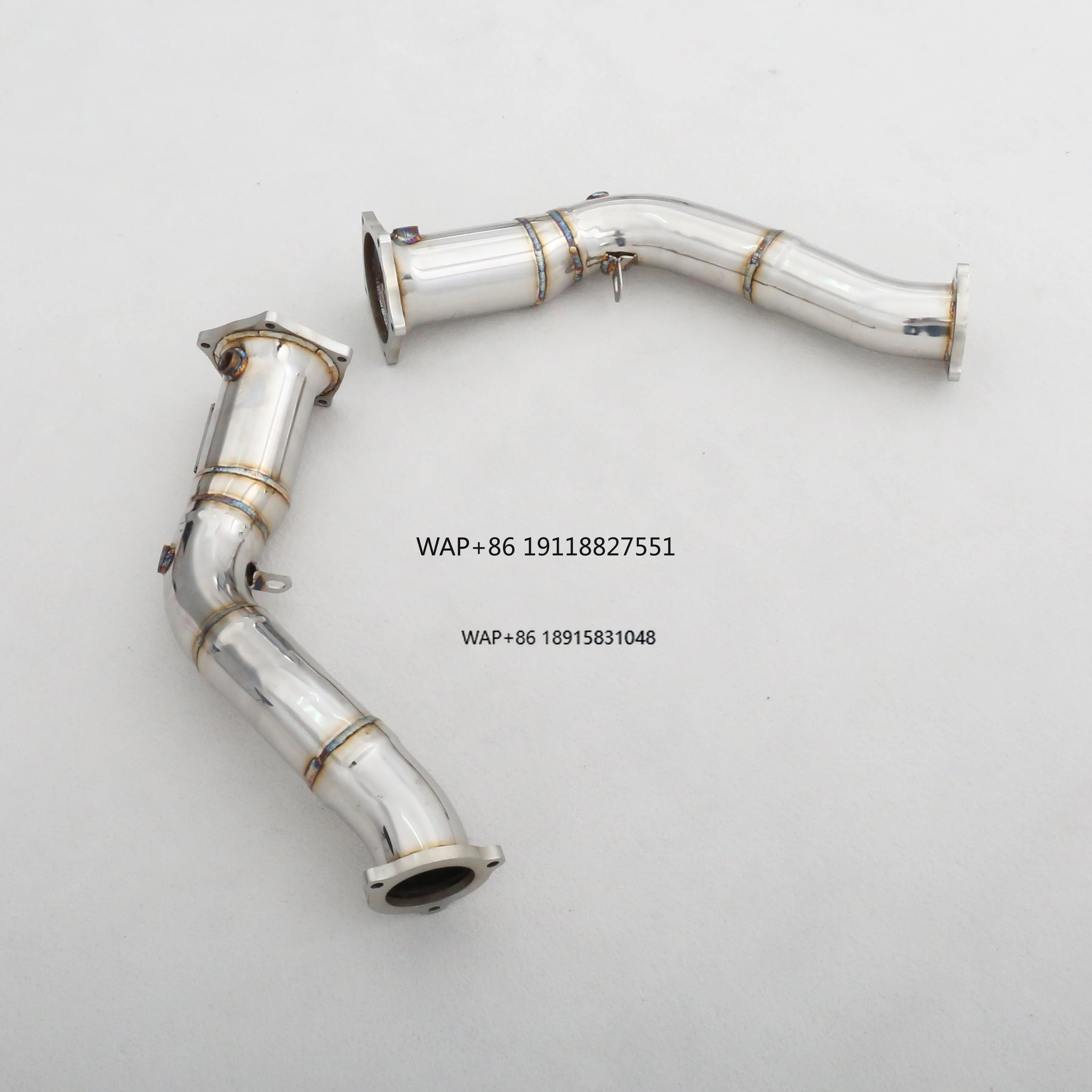 

Custom 304 Stainless Steel -Back Downpipe Exhaust System for 958.1 3.0T/4.8/4.8T Vehicles